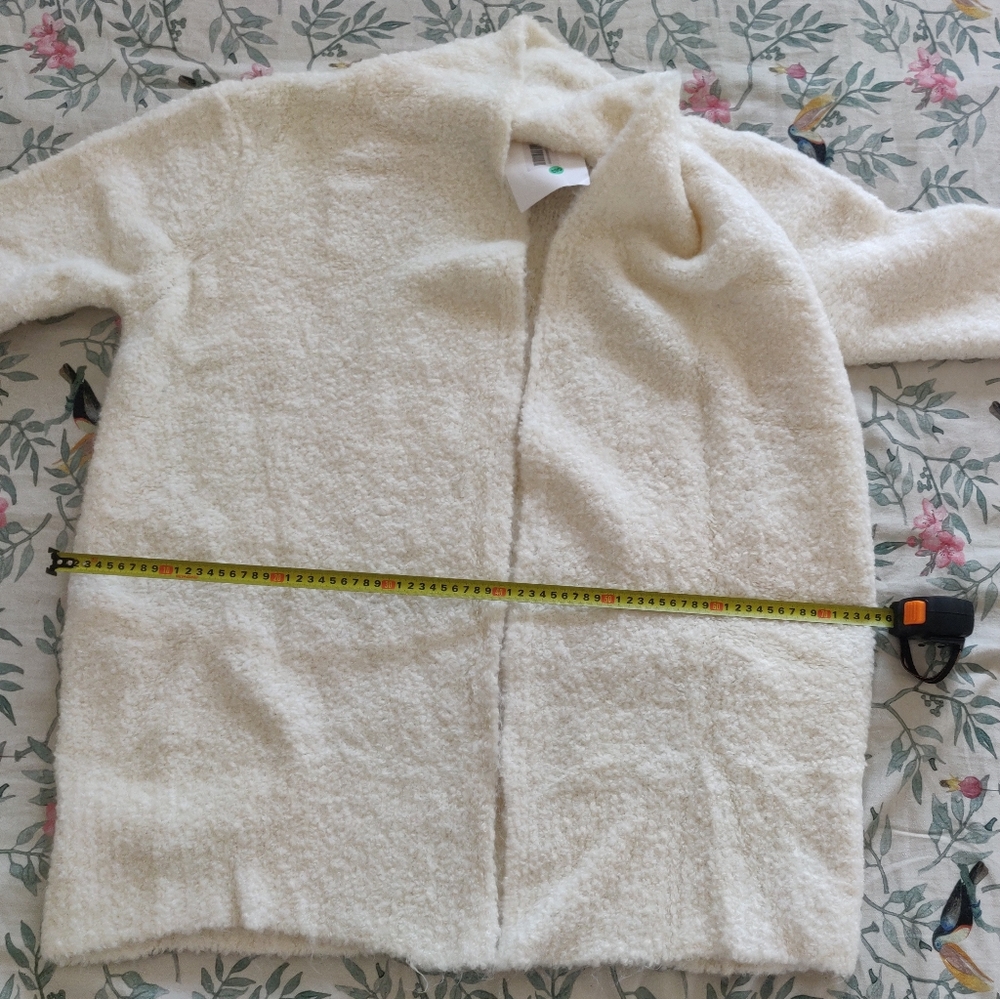 Anna Rachele (Italy) Fluffy White Cardigan, New With Tag 🇮🇹 - Picture 11 of 14